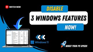 Disable These 3 Windows Features Now For Better Performance [upl. by Campy455]