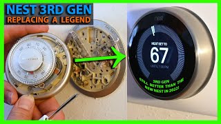 How HVAC Wiring Works  How To Install a Nest Thermostat  New Google Nest vs 3rd Gen [upl. by Lahcsap]