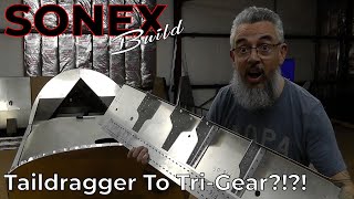 Sonex Build Part 38  New Landing Gear Transition [upl. by Snider]