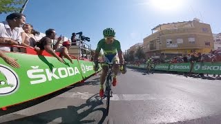 GoPro La Vuelta 2015  Stage 5 Highlights [upl. by Ehcropal385]