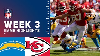 Chargers vs Chiefs Week 3 Highlights  NFL 2021 [upl. by Nixie]