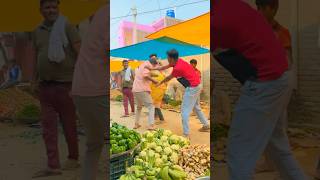 Bajar Me Maar Peet 😂 viralvideo comedy funny funnyclips ytshorts reels comedyreels [upl. by Ssilb982]