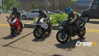 The Crew 2  Sport Bike Showdown  273HP Ninja H2 Build  Ninja vs S1000RR Panigale R Hellcat [upl. by Tiphany]