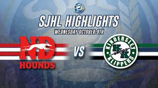 HIGHLIGHTS Notre Dame Hounds  Kindersley Klippers Oct 9 2024 [upl. by Belayneh]