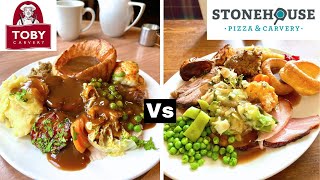 Toby Carvery vs Stonehouse Carvery  Who Makes it Better [upl. by Aushoj]