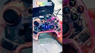 Evofox elitex RGB wired game padfull transparent RGB gamepad rgbproblem1500underrgbgamepad [upl. by Airrehs]