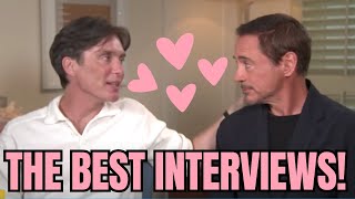 Robert Downey Jr amp Cillian Murphy Best Wholesome and Funny Oppenheimer Interviews 2023 [upl. by Kcirdef]