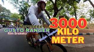 REVIEW RIM BRAKEku GUSTO RANGER Setelah Jalan 3000km [upl. by La]