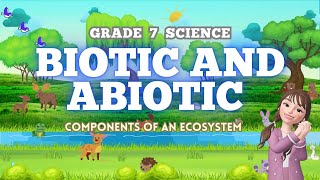 BIOTIC AND ABIOTIC FACTORS  GRADE 7 SCIENCE  BIOLOGY [upl. by Jeunesse]