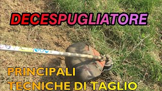 DECESPUGLIATORE LE PRINCIPALI TECNICHE DI TAGLIO 1 parte [upl. by Ecenaj527]