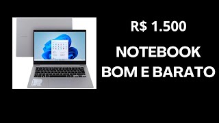 NOTEBOOK BOM E BARATO  Até R 1500  2025 [upl. by Sawtelle]