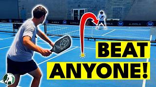 3 Pickleball Strategies to Beat ANYONE [upl. by Ecnerual]