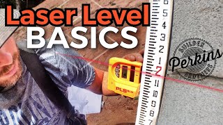 Laser Level Basics  How To use a laser level [upl. by Sirtaeb]