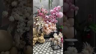 Simple Balloon Decoration at home usa2022 shorts usa balloon decorativeart diy [upl. by Juliet]