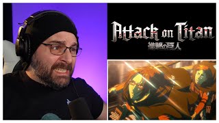 ATTACK ON TITAN 3X15 REACTION Descent Shingeki No Kyojin [upl. by Hurty629]