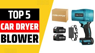 Top 5 Best Car Dryer Blower 2024 [upl. by Nandor]