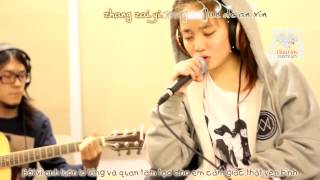 Vietsub  Kara Yêu Anh Acoustic Version  爱你 Ai Ni  Kimberley Chen [upl. by Retsevel]