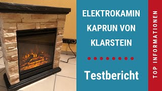 ▷Testbericht Elektrokamin Kaprun von Klarstein [upl. by Oribella]