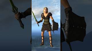 ARENA LIGHT RAIMENT green team set  TES IV Oblivion [upl. by Hgielhsa32]