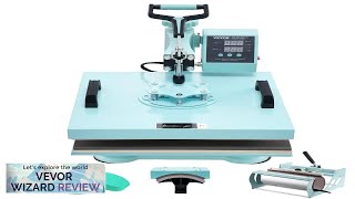 VEVOR Heat Press Machine 15x15 in 5 in 1 with 30oz Tumbler Review [upl. by Suiratnod905]