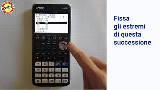 Calcolatrice grafica CASIO FXCG50  Successioni ricorsive [upl. by Ennirak]