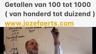 1632 Getallen van 100 tot 1000  van honderd tot duizend [upl. by Anwahsiek]