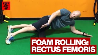 Foam Rolling Techniques Rectus Femoris [upl. by Giusto210]