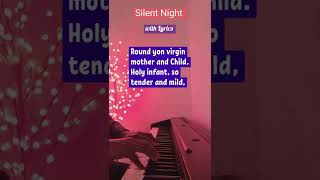 Silent Night Holy Night instrumental with lyrics [upl. by Loma]