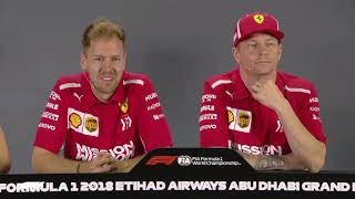 KImi Raikkonen calls Ocon and Verstappen BOYS 😂 [upl. by Inavoy]