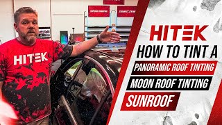 How to Tint a Sunroof  Panoramic Roof tinting  Moon Roof Tinting [upl. by Samalla]