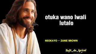 Zanie Brown  Nsokayo Lyrics subscribe gospelmusic [upl. by Malik]