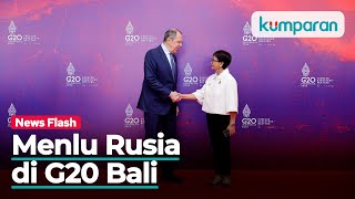 Tiba di Pertemuan G20 di Bali Menlu Rusia Diteriaki Kapan Kau Hentikan Perang [upl. by Jaynes939]