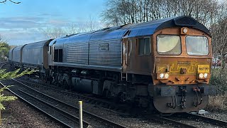 GBRF 66799 Passing Billingham  6H70 Tyne Coal Terminal to Drax  040124 [upl. by Omrellug]