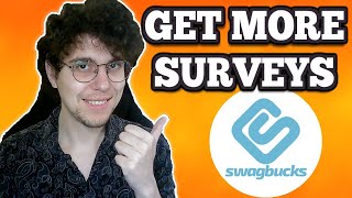 How To Get More Surveys On Swagbucks [upl. by Naryt]