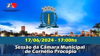 SESSÃO DA CÂMARA MUNICIPAL DE C PROCÓPIO  17062024 [upl. by Tobit]