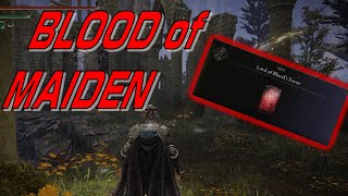 BLOOD OF MAIDEN  Church of Inhibition  Location  Elden Ring [upl. by Naujtna]