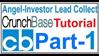 Crunchbase Bangla Tutorial Part1  How collect information from Crunchbase [upl. by Letizia545]