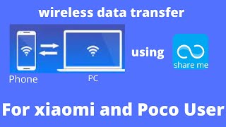 Share files between Phone and Pc using Share me [upl. by Maccarthy]