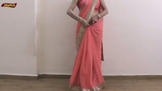 Wear Saree Like This and Look Super Perfect  How To Take Proper Perfect Pleats Sari Draping [upl. by Ojytteb]