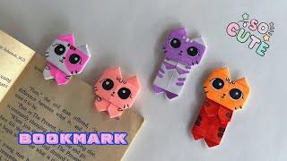 🥰Cute Origami Bookmark 🔖  DIY Paper Bookmark  Craft Ideas diy origamibookmark cutecraft [upl. by Lanta]