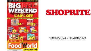 Shoprite specials ZA  13092024  15092024 [upl. by Darrel]