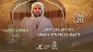 ረጅም ርቀት መንገድን በቅፅበት የሚያቋርጡ ወልዮች  በሸይኽ ሚስባሕ ሸይኽ ሃምዛ  የሐበሻ ዑለማዎች ታሪክ  ክፍል 20 [upl. by Bronnie]