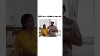 Abhishek pranked dimple aunty😁😬 fukrainsaan funny prank shorts youtube FukraInsaan [upl. by Ahseyi]