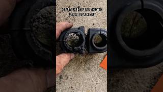 09 TRAVERSE SWAY BAR MOUNTAIN BRACKET REPLACEMENT superlativecontractingcom [upl. by Atreb]