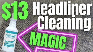 The Ultimate Headliner Cleaning Product  Remove 100 of stains FAST [upl. by Cherye487]