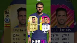 CESC FABREGAS worst vs best card in EVERY FIFA 1023⚽shorts fifa eafc24 fc24 fabregas [upl. by Yttiy56]