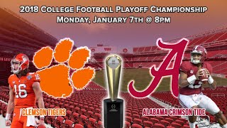 Clemson Vs Alabama 2018 National Championship Full Highlights [upl. by Roinuj]