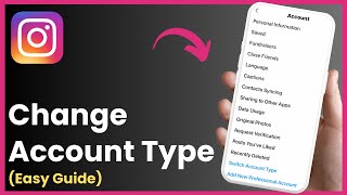 How To Change Account Type In Instagram [upl. by Also]