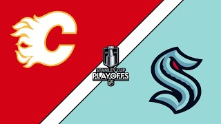 Calgary Flames vs Seattle Kraken  Stanley Cup Playoff Simulator GAME 1  FULL MATCH [upl. by Ahsiket917]