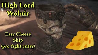 Dark Souls 3 PS4 High Lord Wolnir Cheese Guide [upl. by Opiak]